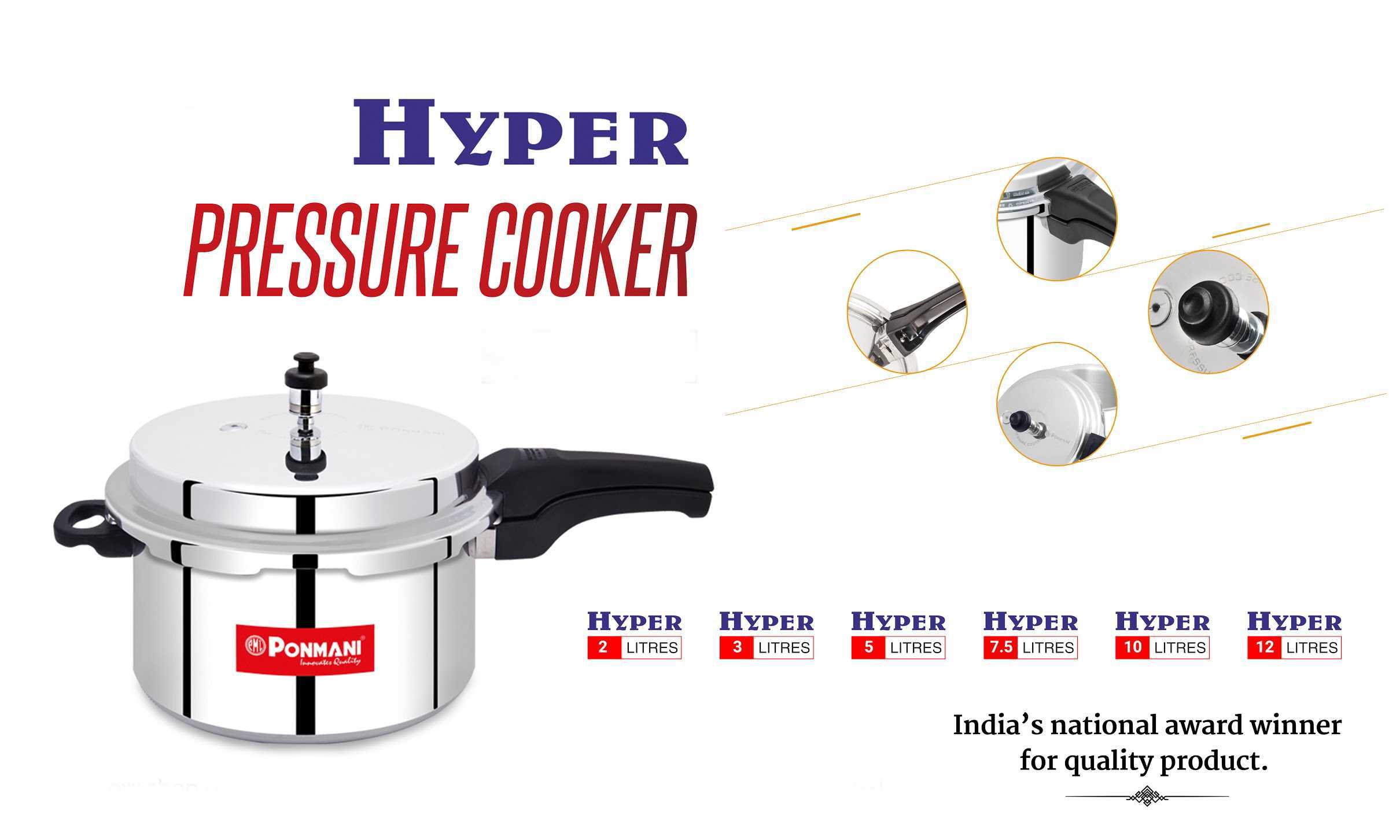 Buy Online Ponmani Pressure Cooker Ponmani Pressure Pan